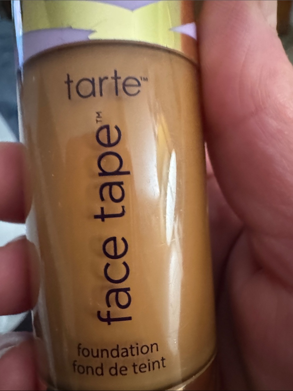 tarte Face Tape Foundation — deep golden nib